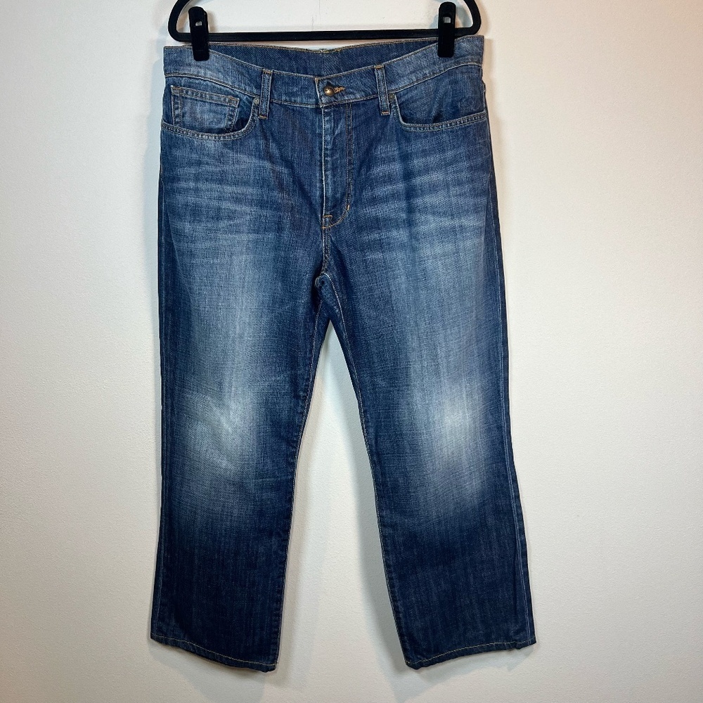Joe's Jeans Rebel Fit Camden Straight Leg Jeans Blue Faded Wash Denim Mens 36x28